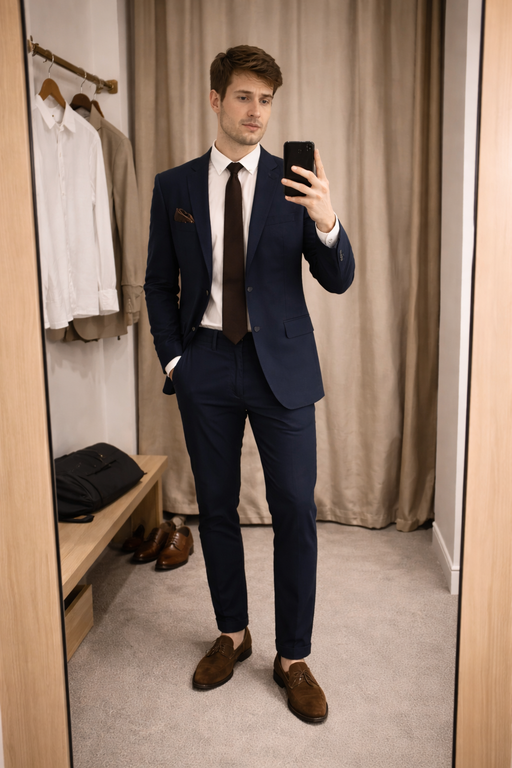 Outfit-only interpretation: feedback on outfit effects, not on person.